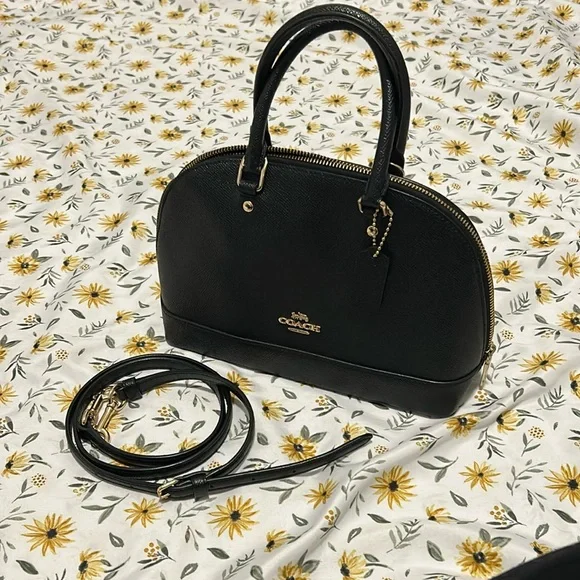 Coach Crossgrain F57524 Crossgrain Coach Sierra Satchel Black